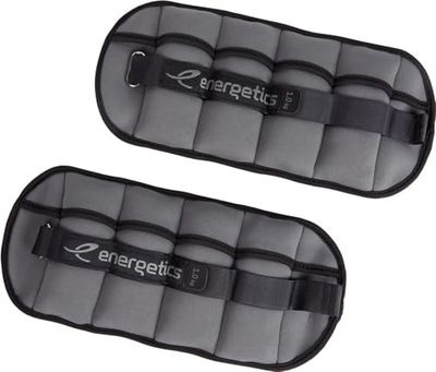 Energetics Ankle Wrist Weight 1.0 Manguito de Pesas, Adultos Unisex, Black/Grey Dark, 1,5