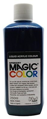 Magisk färg, akryl, vattenblå, 5 x 5 x 14 cm