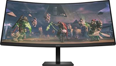 HP OMEN by HP OMEN by 34 inch WQHD 165Hz Curved Gaming Monitor - OMEN 34c