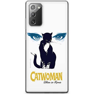 ERT GROUP mobiltelefonfodral för Samsung GALAXY NOTE 20 originalt och officiellt licensierat DC mönster Catwoman 007 optimalt anpassad till formen på mobiltelefonen, fodral tillverkad av TPU-plast
