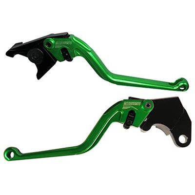 ACCOSSATO Paire de leviers verts pour Suzuki TL 1000 S de 1997 à 2001 (CC 1000)