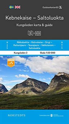 Kebnekaise Saltoluokta Kungsleden 2 1:50 000: Kungsleden Map & Guide