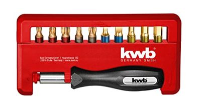 kwb 154020 Titanium bitbox voor mobiele telefoon, 12-delig incl. bithouder en handgreep