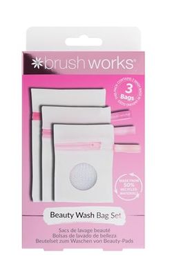 Brushworks Beauty Wash Bag Set - 3 Pack