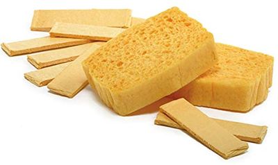 Norpro Esponjas emergentes, 12 unidades, esponja, 1 (pacote), cor bege