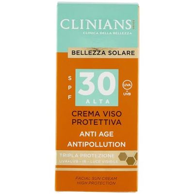 Clinians Solare Ansiktskräm Skyddande Ansiktsskydd mot åldrande, SPF 30 hög, 75 ml