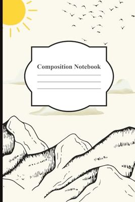 Composition Notebook: Vintage Mountain Design | College Ruled Paper for School, Journaling, or Daily Notes | 100 Pages
