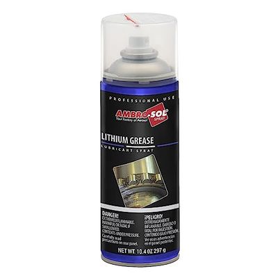 Ambro-Sol G001 Lithium Multipurpose Grease Spray, Light Brown