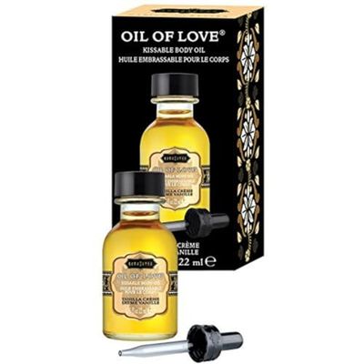 KamaSutra Oil of Love Vanilla Creme Lubricant, 22 ml, Yellow 12006