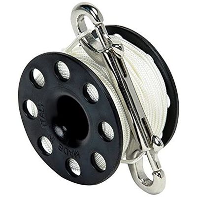 Best Divers ml0056, Carrete Buceo Unisex – Adulto, Negro, 30 Metros