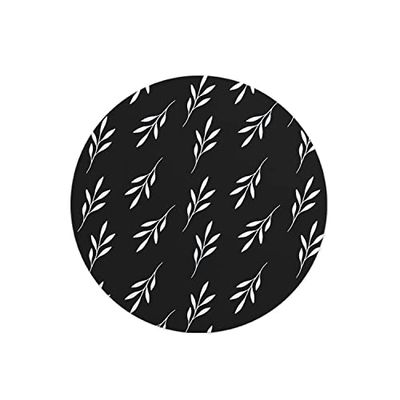 Questo Casa, Round Digital Printed Mouse Pad, Non-Slip Base, for Office and Home, Diameter:22cm