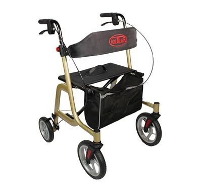Antar AT51044 - Deambulatore in alluminio, colore: oro