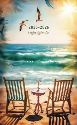 Pocket Calendar 2025-2026 for Purse: Small 2 Year Planner Agenda From January 2025 - December 2026