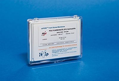 Dutscher 321047 membrana in policarbonato, soglia di filtrazione 2 µm, diametro 80 mm (confezione da 20)