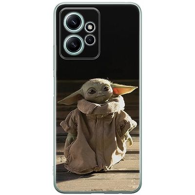 ERT GROUP mobiltelefonfodral för Xiaomi REDMI NOTE 12 4G originalt och officiellt licensierat Star Wars mönster Baby Yoda 001 anpassad till formen på mobiltelefonen, fodral tillverkad av TPU-plast
