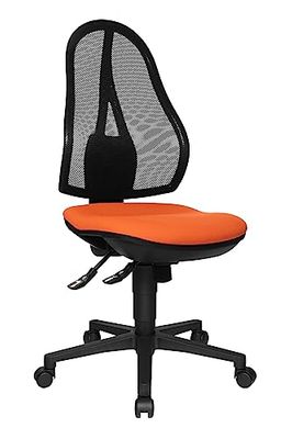 Topstar OP200G04 Open Point SY, bureaustoel, ergonomisch, bekleding oranje