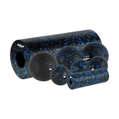 Rebel Rullo Massaggiatore Mini Roller, 2 Palline, 2 Duoball-e, Colore Nero e Blu, Materiale EPP RBA-3054-S6