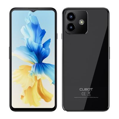 Cubot Note 40 - Smartphone de 6.5" HD+ 90Hz, 6GB y 256GB, Cámara Dual 50 MP, Batería 5200mAh, Android 13, Procesador OctaCore, Color Negro