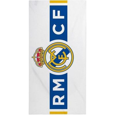Serviette Real Madrid 70x140 séchage ultra rapide et toucher extra doux – Serviette Real Madrid pour la plage, la piscine ou la salle de bain, design unique et licence officielle