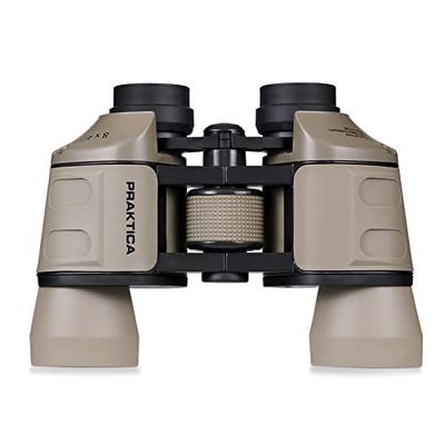 Praktica Falcon - Binocolo a prisma Porro, 8 x 40 mm, lenti completamente rivestite, struttura robusta, telaio in alluminio, immagine nitida e chiara, bird watching, vela, escursionismo, visite