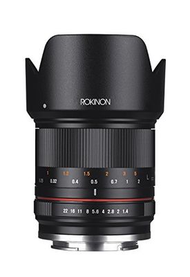Rokinon RK21M-FX 21mm F1.4 ED AS UMC Obiettivo grandangolare ad alta velocità per Fuji (nero)