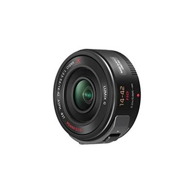 Panasonic H-PS14042E-K Obiettivo Power Zoom, 14-42 mm, Nero