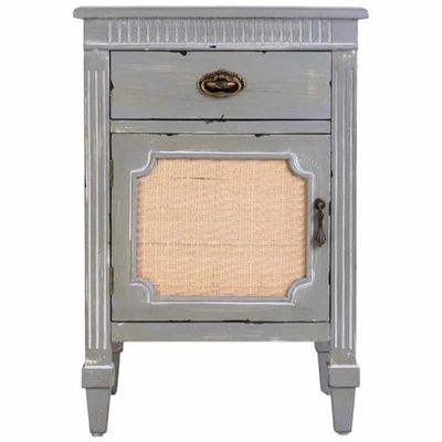 Madera 1 cajón met 2 puistjes, amarillo