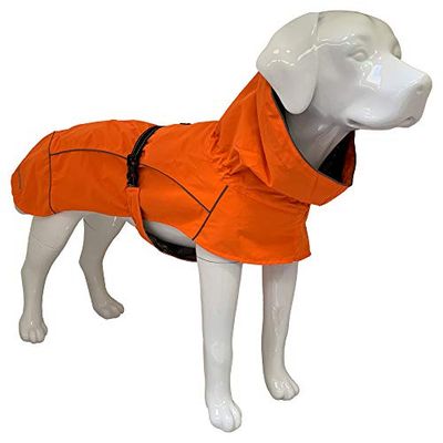 Croci Hiking - Abrigo Impermeable para Perros, Makalu, Forro termorregulador, Color Naranja, Talla 50 cm - 380 g
