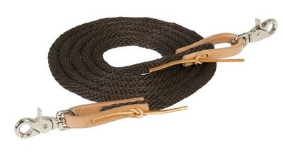 Weaver Leather - Rendas de rodeio de poliéster castanhos, 1 x 244 cm