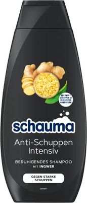 Schauma Anti-mjällschampo intensivt, hårschampo lugnar hårbotten, schampo bekämpar stark mjäll från första användningen, 400 ml (1-pack)