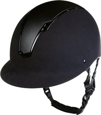 HKM SPORTS EQUIPMENT Casco da equitazione da donna, colore nero, XXS/S