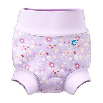 Splash About Happy Nappy Duo, lila vår, 6-12 månader, Lila vår, 6-12 Månader
