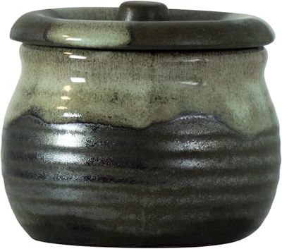 JADE TEMPLE Ceramic Kimchi Bowl with Lid, Capacity 330 ml, 1 Set