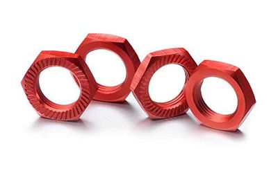 ABSIMA Écrou de roue autobloquant 1:8 rouge (4)