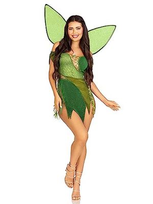Leg Avenue 87188 12603 Suit Set, Women, Green, L