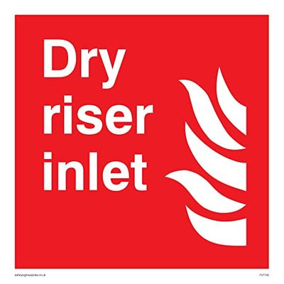 Panneau d'entrée Dry riser - 150 x 150 mm - S15