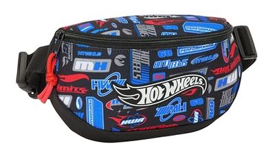 Hot Wheels - Riñonera Infantil Niño, Ideal para Jóvenes y Niños de Diferentes Edades, Cómoda y Versátil, Calidad y Resistencia, 23x9x14 cm