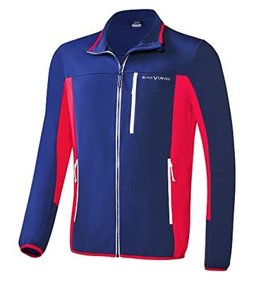 Black Crevice Heren tweede laag, blauw/rood, M