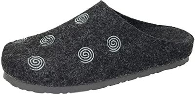 Dr. Brinkmann 320060-09, Pantofole Donna, Grigio, 44 EU