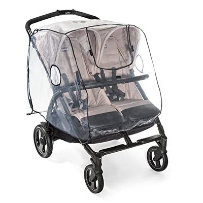 Euret 71584 - Protetor de chuva para carrinho de passeio duplo