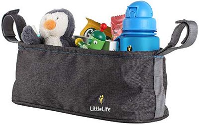 LittleLife Buggy och barnvagnsorganisatör universell passform med 2 flaskhållare och vattentåligt skydd BPA-fri