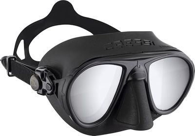 Cressi Calibro máscara polyvalent para mergulho, apneia avançada e submarina Fishing, unissexo para adulto, preto HD, tamanho único