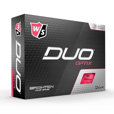 Wilson personal golfbollar, Duo Optix Rosa En storlek