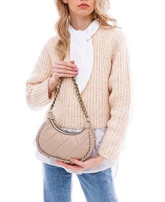 Piccola Lala De-pl-000134, Borsa a Tracolla Donna, Visone, 12x23x10 Cm