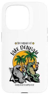 Il villaggio del lago Denham TV lamantino Alligator Design Custodia per iPhone 15 Pro