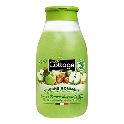 Cottage Doccia Scrub - Zucchero & Mela croccante Bio - 97% di ingredienti di origine naturale