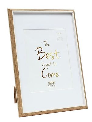 DEKNUDT Frames S46WG4P1_20,0x30,0 - Cornice portafoto in Resina, 20 x 30 cm, 15 x 20 cm, Colore: Naturale/Bianco