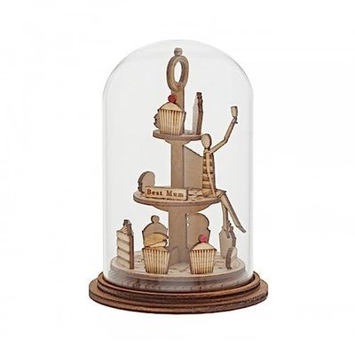 Enesco Cloche en Verre Decorative - pour LA Meilleure Maman