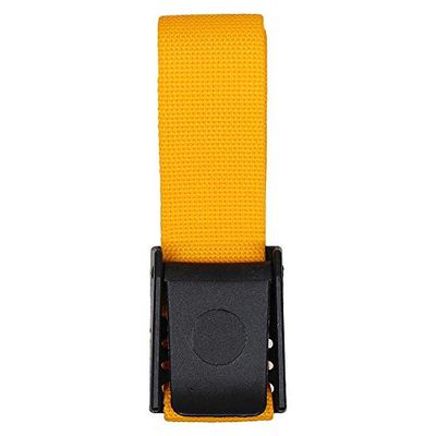 BEST DIVERS Cintura GIALLA Fibbia Nylon, Unisex Adulto