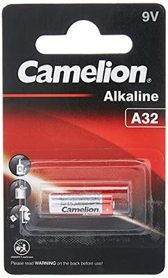 Camelion 11050132 - Plus alkaline batterij zonder kwik LR32/A met 9 volt, capaciteit 26 mAh, voor verschillende apparaten- en consumentenbehoeften